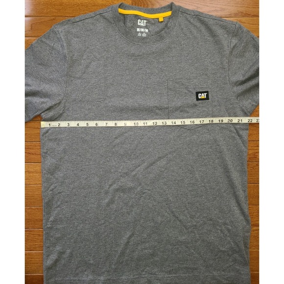 Cat Other - CAT Caterpillar Men's Trademark T-Shirt, Gray, Medium NWOT